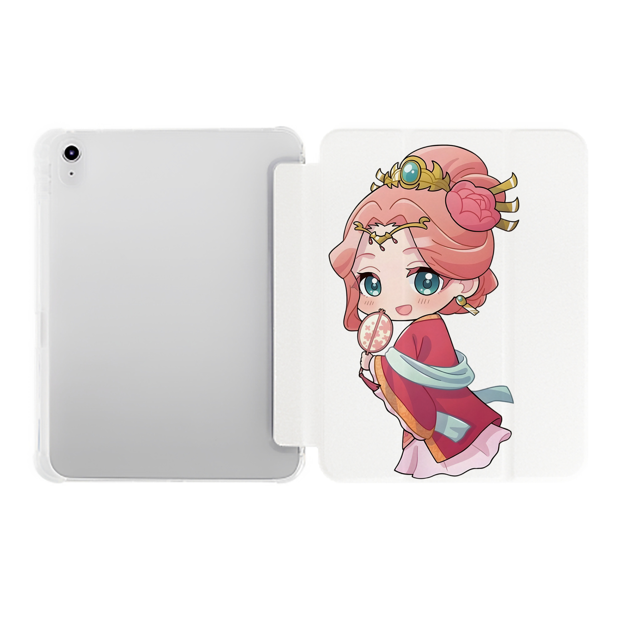 （画像用） 薬屋のひとりごと The Apothecary Diaries IPad ケース ペン収納付き 三つ折りスタンド PUレザー×シリコン 対応機種9.5/10.5/10.9インチ